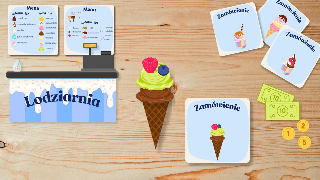 Zabawa w lodziarnię – jak uczyć dziecko matematyki poprzez zabawę?