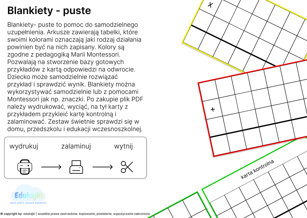 Blankiety puste