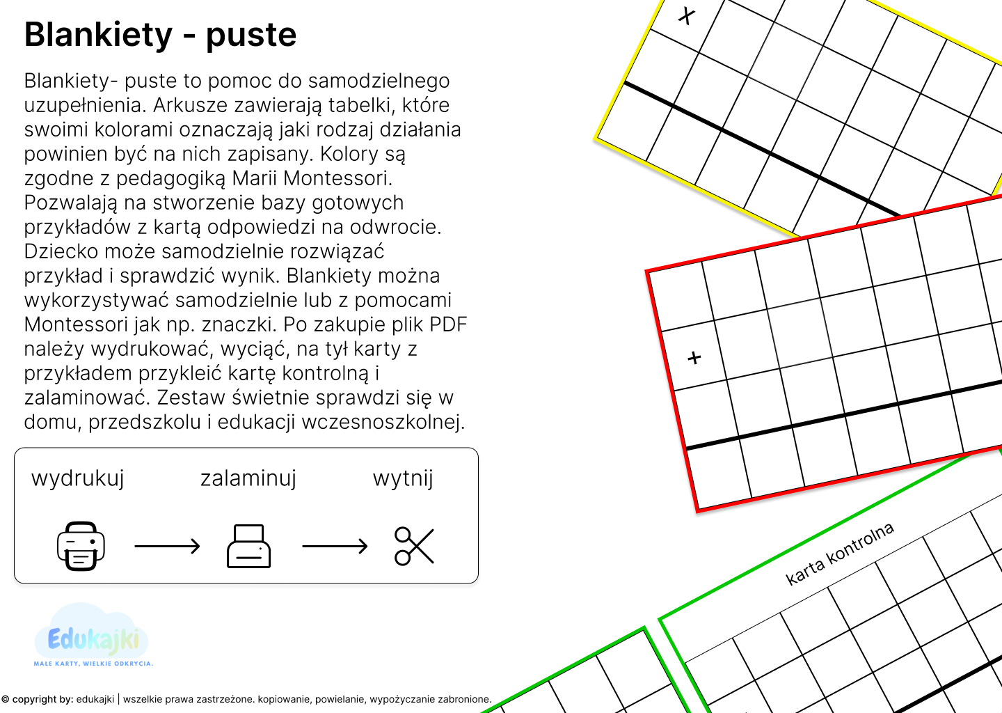 Blankiety puste