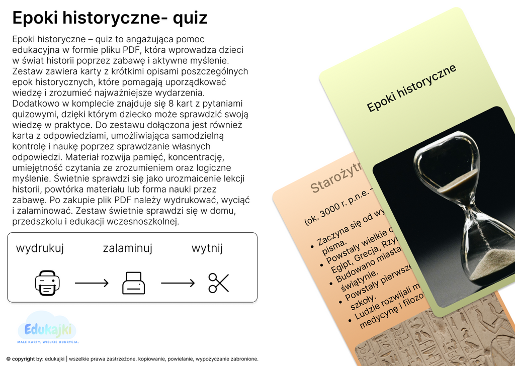 Epoki historyczne - quiz