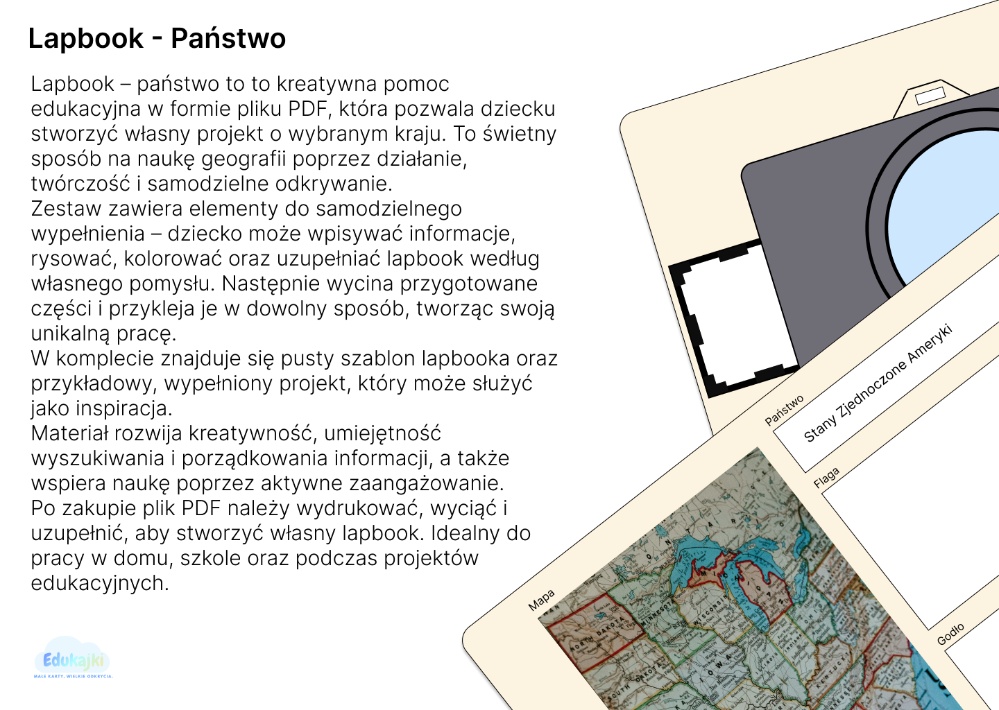 Lapbook- państwa