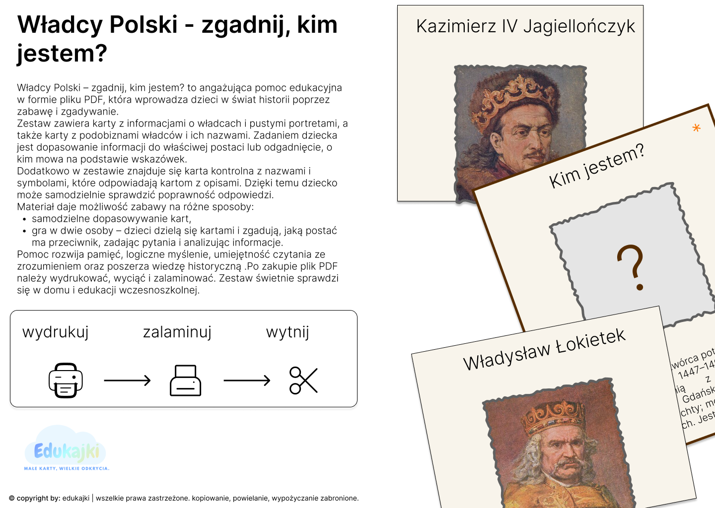 Władcy Polski - zgadnij, kim jestem?