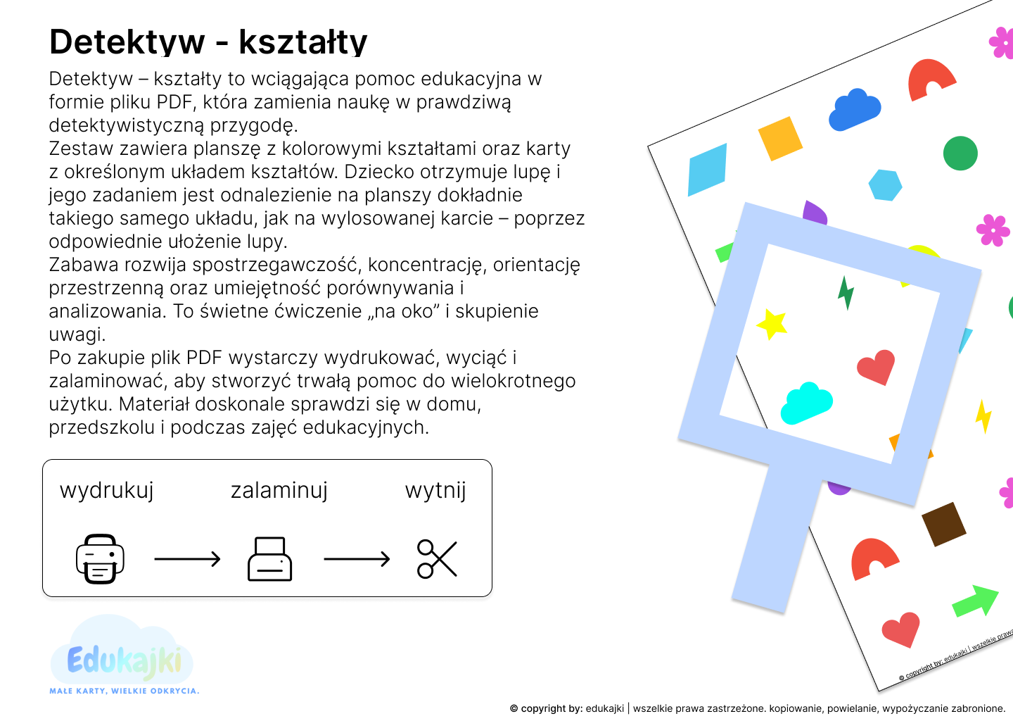 Detektyw - kształty