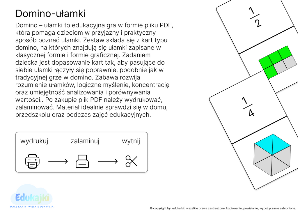 Domino ułamki