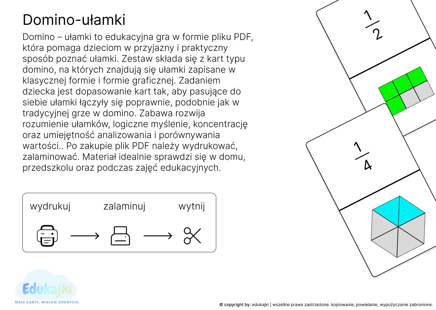 Domino ułamki